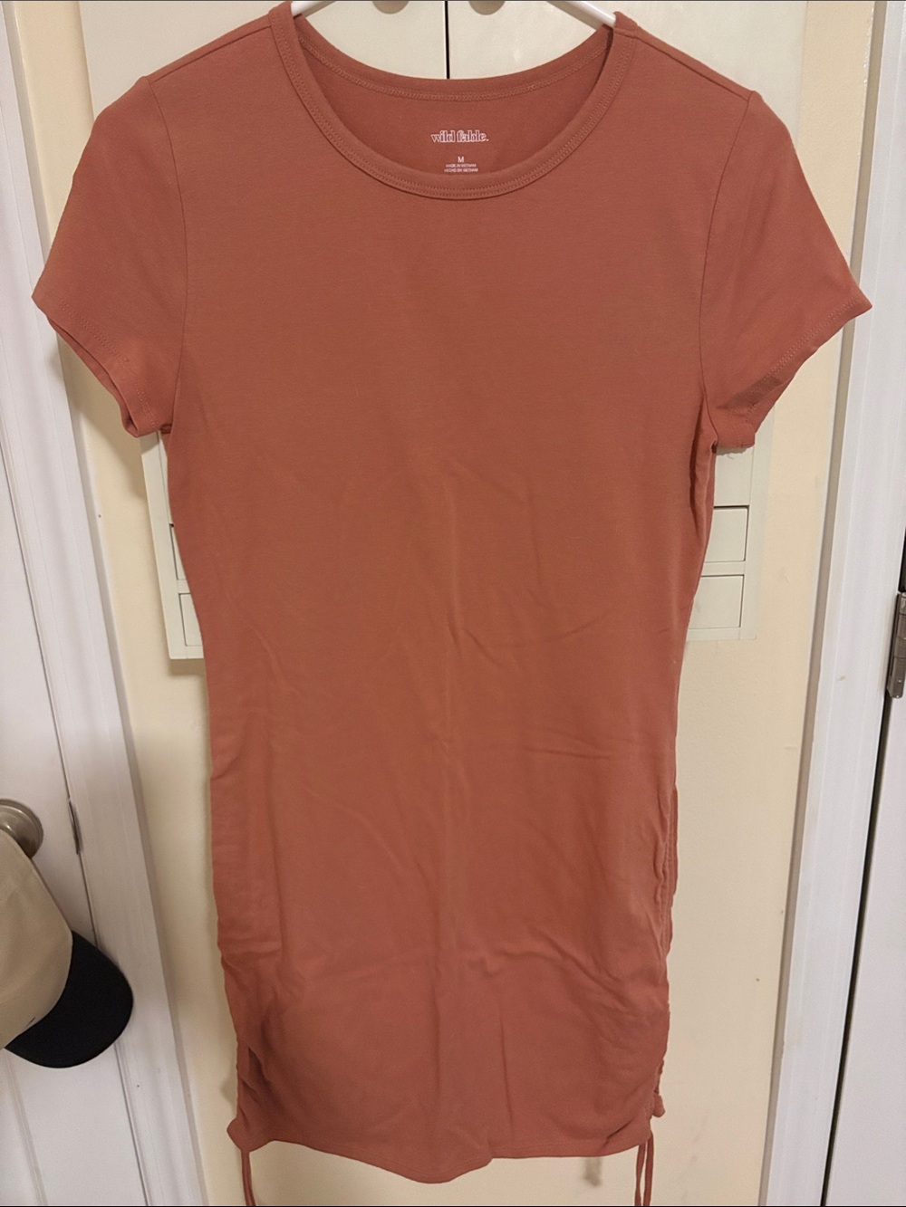 wild fable Terracotta Short Sleeve Tee Dress